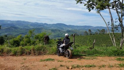 Viagem de Versys pelos caminhos do sul de Minas