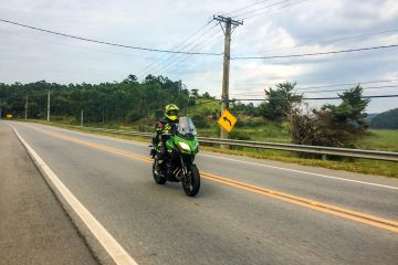 Viagem de Kawasaki Versys para Ilhabela (SP)