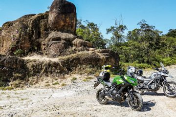 Viagem de Kawasaki Versys para Ilhabela (SP)