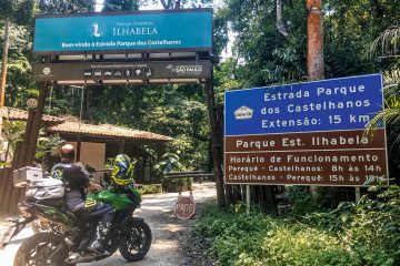 Viagem de Kawasaki Versys para Ilhabela (SP)